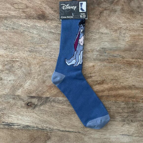NEW Adult Eeyore Socks - Picture 1 of 2